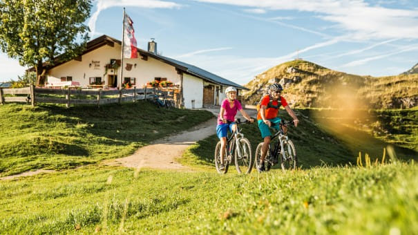 Radfahren und Mountainbiken